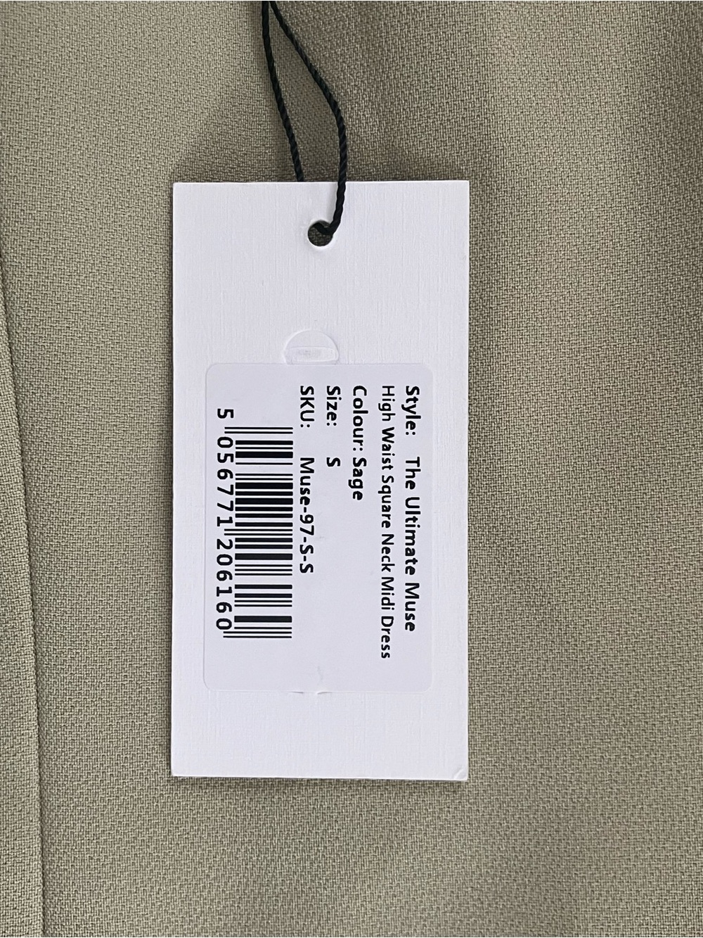 Odd Muse Sage Square-Neck Midi Dress - Picture 5 of 7